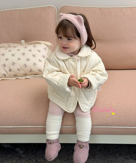 8[予約]ololala fluffy muscat padded jumper