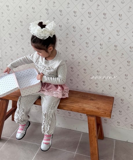 38[予約]poisson bloom lace scrunchie