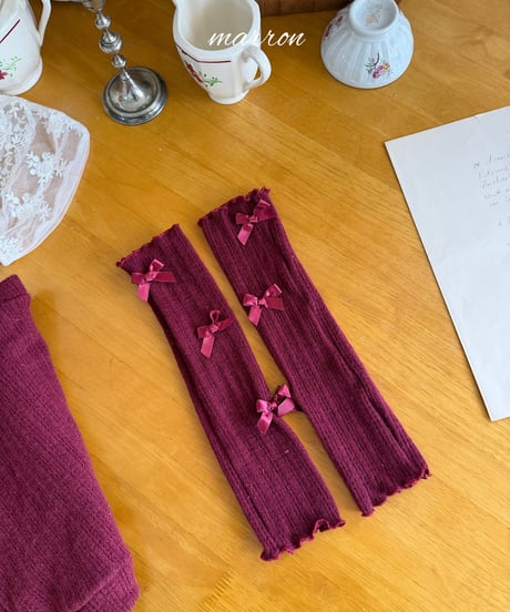 72[予約]marron ribbon warmer