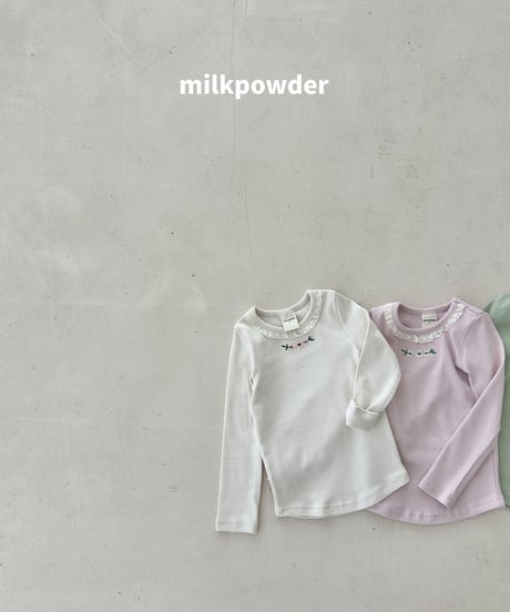 7[予約]milkpowder daisy tee