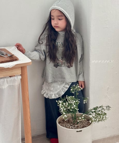 37[予約]poisson lace apron bag