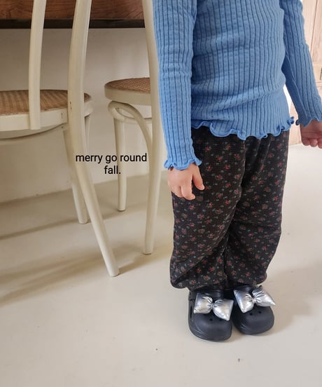 31[予約]merry go round flower jogger pants