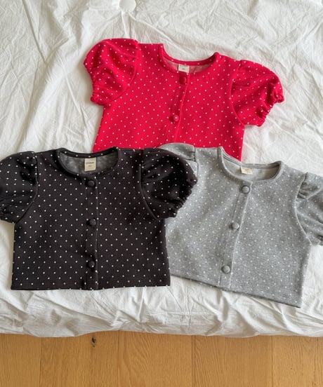 12[予約]ninibello dear dot cardigan