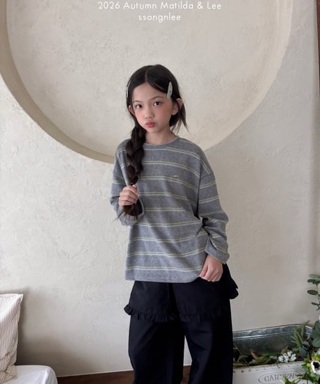 31[予約]matilda&lee happy border knit