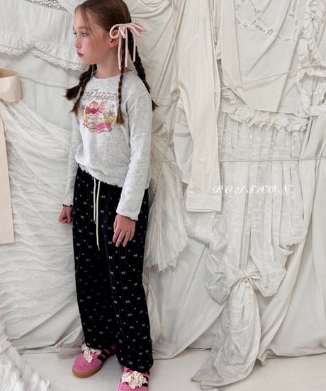 23[予約]poisson ribbon pants