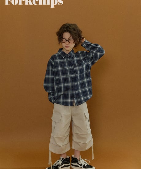 7[予約]FORKCHIPS sonic check shirt