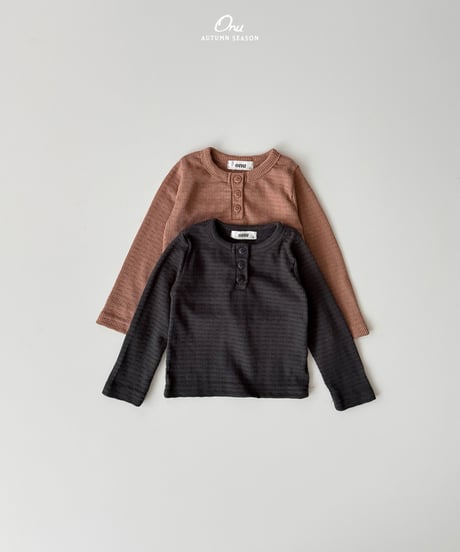 25[予約]onu cracker button tee