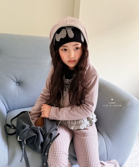9[予約]COMMA hood zip-up(check)
