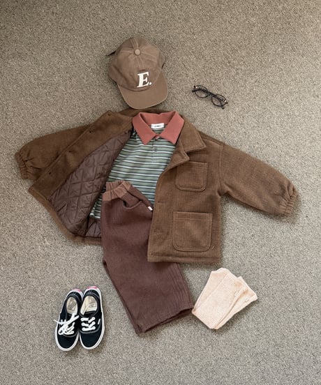 4[予約]ELLYMOLLY fluffy wool coat
