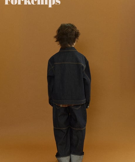 3[予約]FORKCHIPS union roll up pants