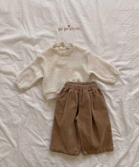 10[予約]go go picnic cocoa pants