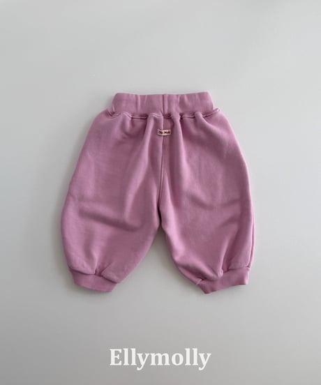 42[予約]ELLYMOLLY bubble capri jogger pants