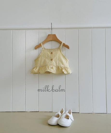 21[予約]milkbalm candy check bustier