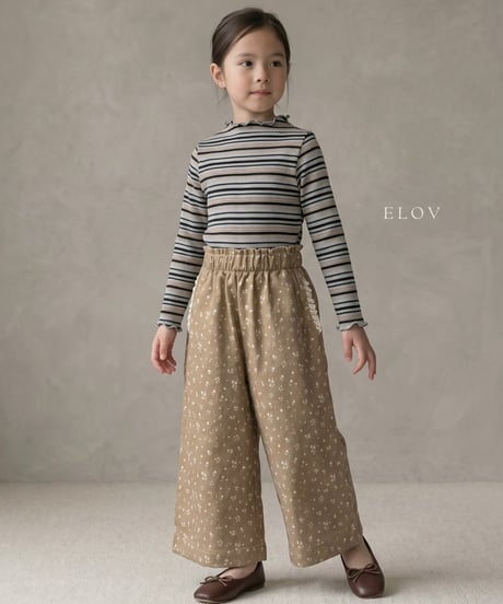 4[予約]elov&monpetitbebe ruby floral pants
