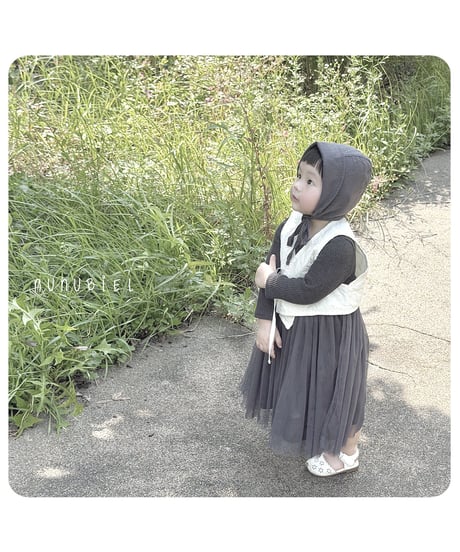 23[予約]nunubiel knitted dress