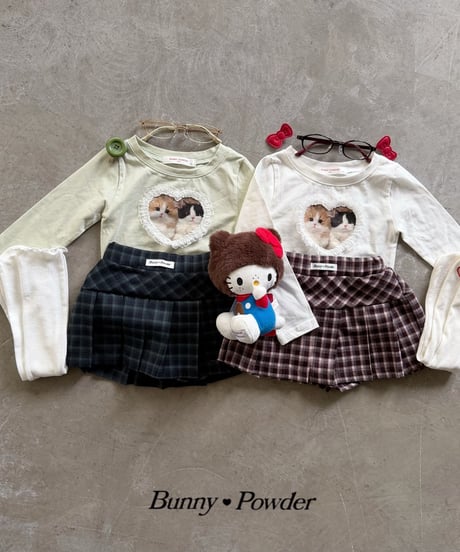 72[予約]bunny powder kiki ribbon pin set