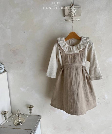 11[予約]elov&monpetitbebe maren frill tee