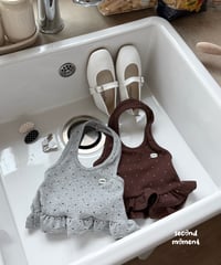 2[予約]second moment sugar dot halterneck