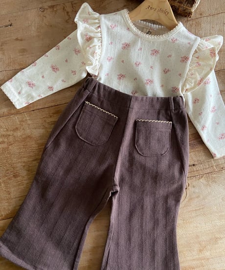 25[予約]anneshirley astri pocket pants