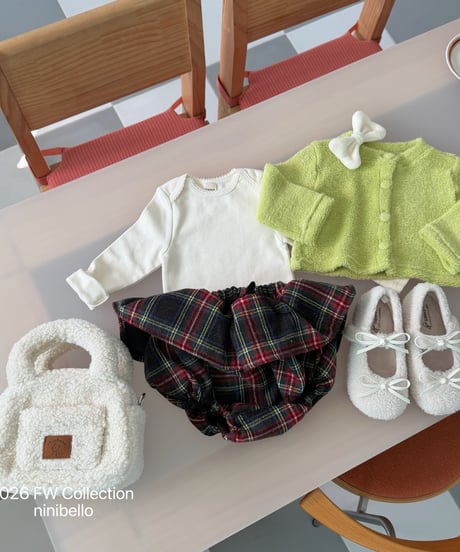 1[予約]ninibello mochi bebe tee(baby)