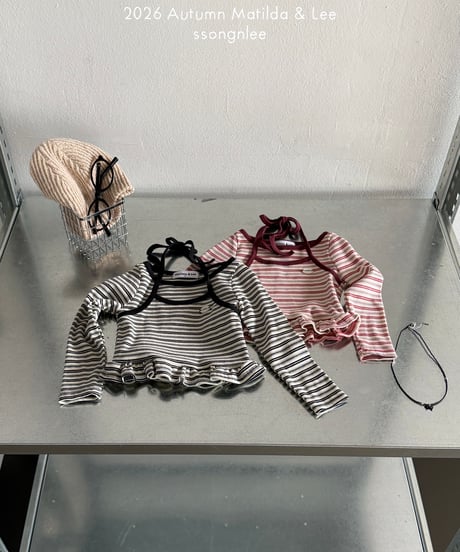 12[予約]matilda&lee day border halter neck