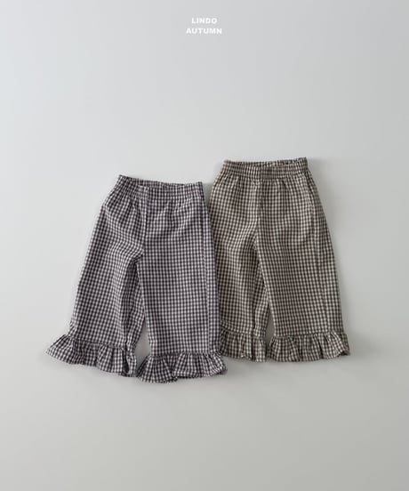 22[予約]LINDO sweet plaid pants