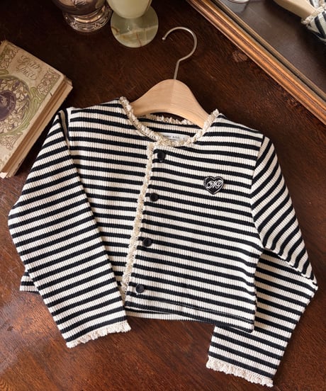 18[予約]momoann stripe cardigan