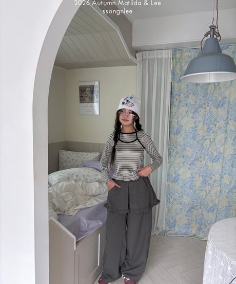 52[予約]matilda&lee ruffle skirt pants