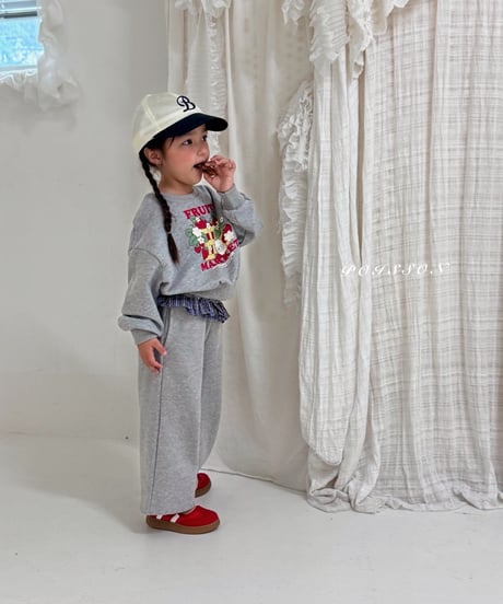 31[予約]poisson check frill pants