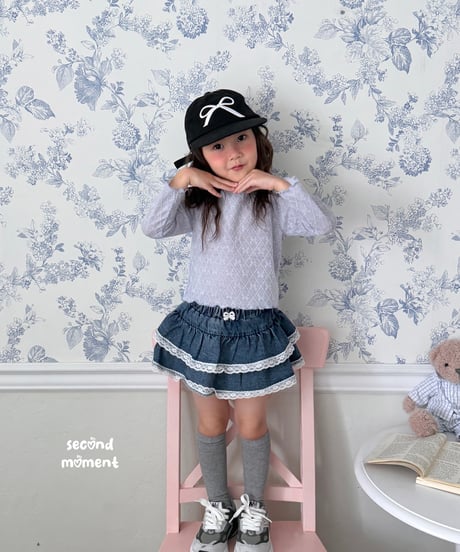 17[予約]second moment roro ribbon nanal t-shirt