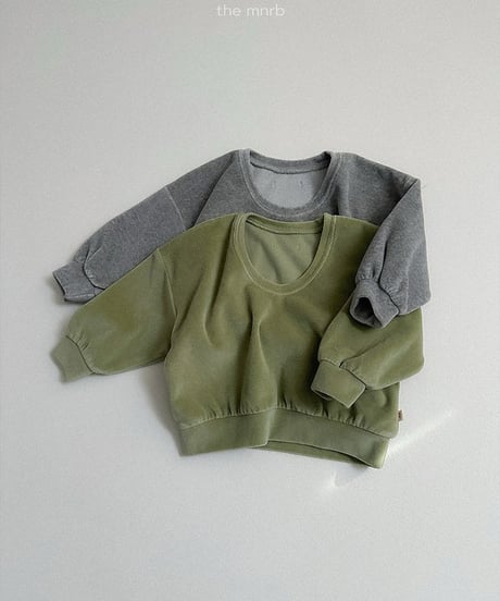 20[予約]minirobe velour neck mtm