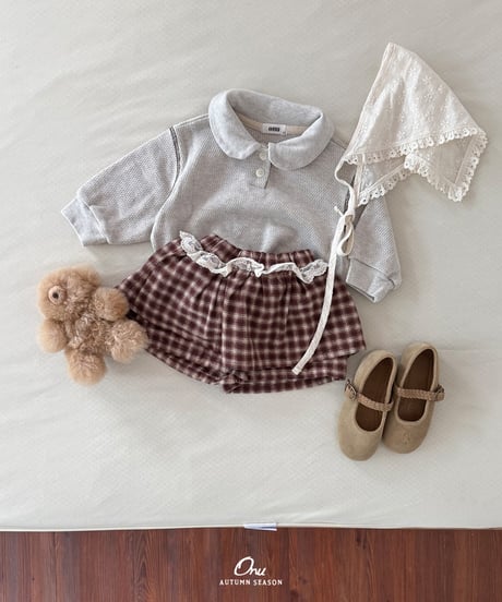 20[予約]onu tiered skirt pants