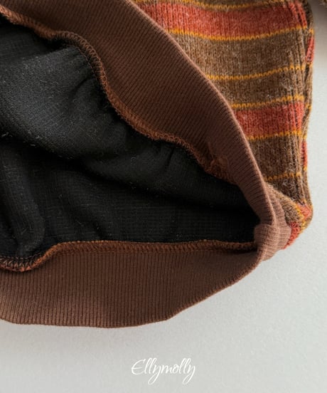 38[予約]ELLYMOLLY grove knit mtm