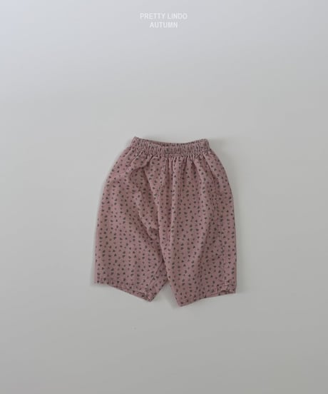 67[予約]LINDO bao flower pants