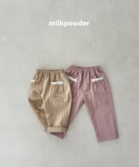 16[予約]milkpowder pocket pants