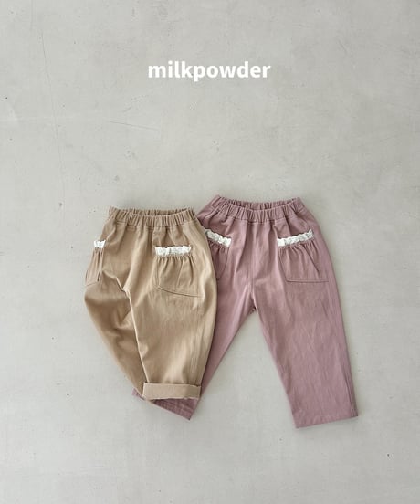 16[予約]milkpowder pocket pants