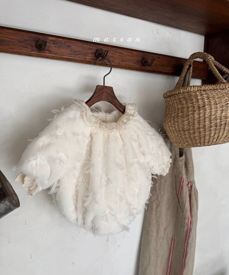 49[予約]marron lumina fur suit(6-18m)