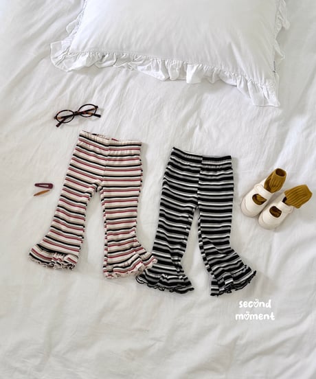 29[予約]second moment waffle peanut frill pants