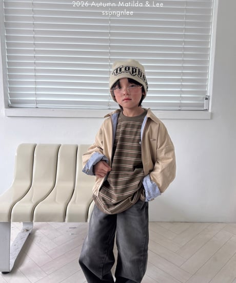 84[予約]matilda&lee colorblock jumper