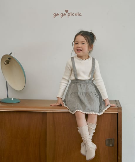 12[予約]go go picnic emily suspender skirt