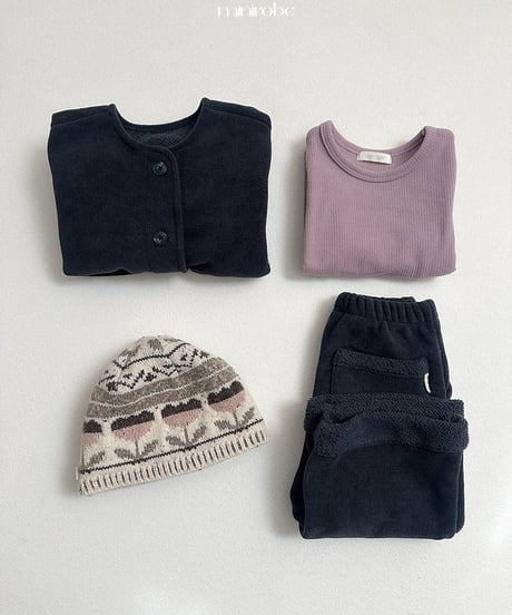 42[予約]minirobe poywarm cardigan