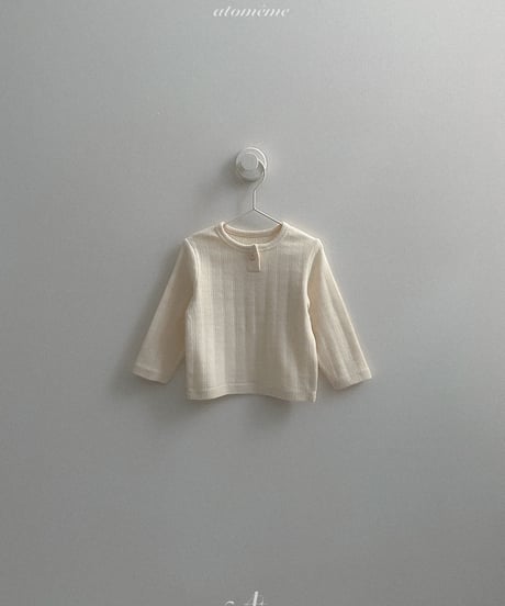 2[予約]atomeme rene eyelet t-shirt