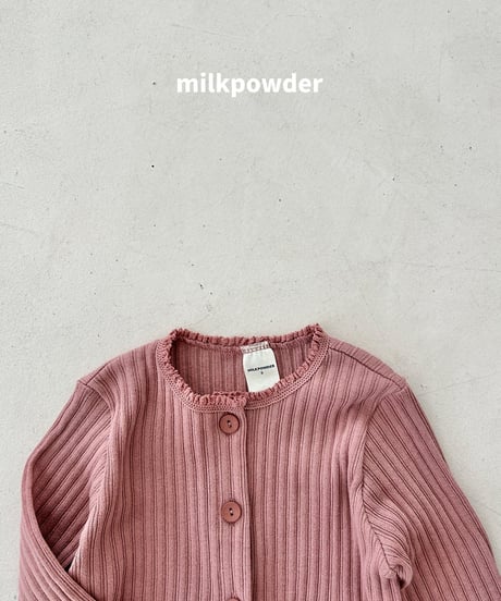 2[予約]milkpowder cherry cardigan