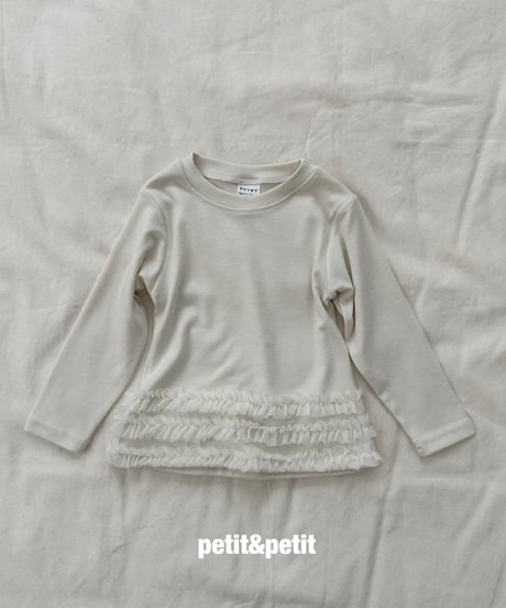 7[予約]petit&petit shasha frill t