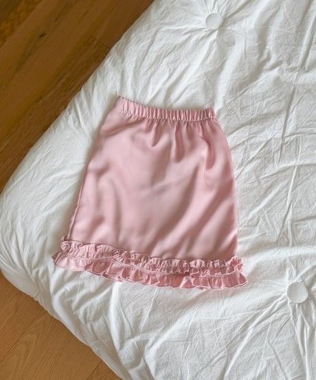 30[予約]ninibello miko satin skirt