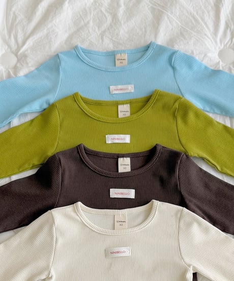 5[予約]ninibello bib rib tee