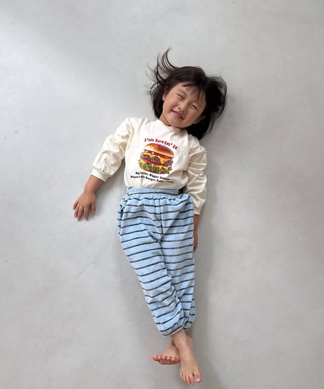 7[予約]nightbebe burger long sleeve tee