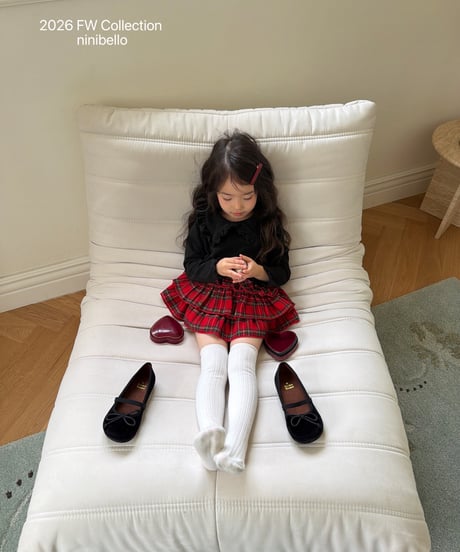 7[予約]ninibello mariel polo shirt(12m-2XL)
