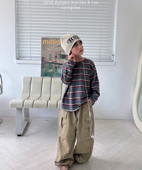31[予約]matilda&lee happy border knit