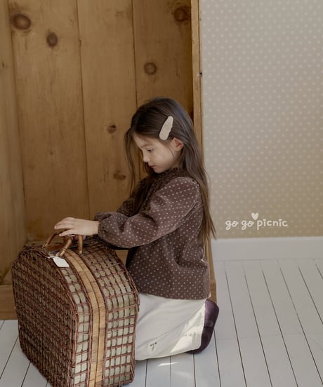 2[予約]go go picnic noel blouse